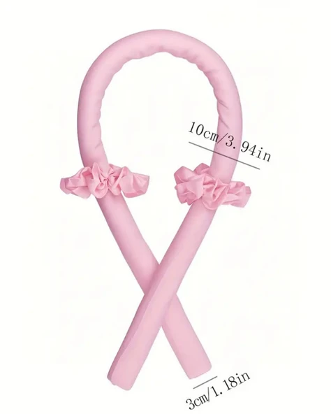 Isısız Bukle Seti – Kadife Rulo & Bandana, Saç Dostu Bukle Yapıcı - Resim 2