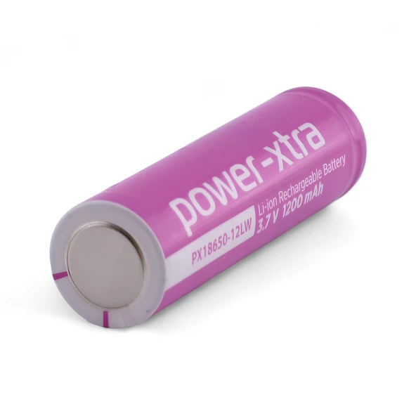 18650 Pembe Renk Şarjlı Batarya Pil 3.7V 1200mAh Li-Ion Uzun Ömürlü Yüksek Kapasiteli Şarj Edilir - 2