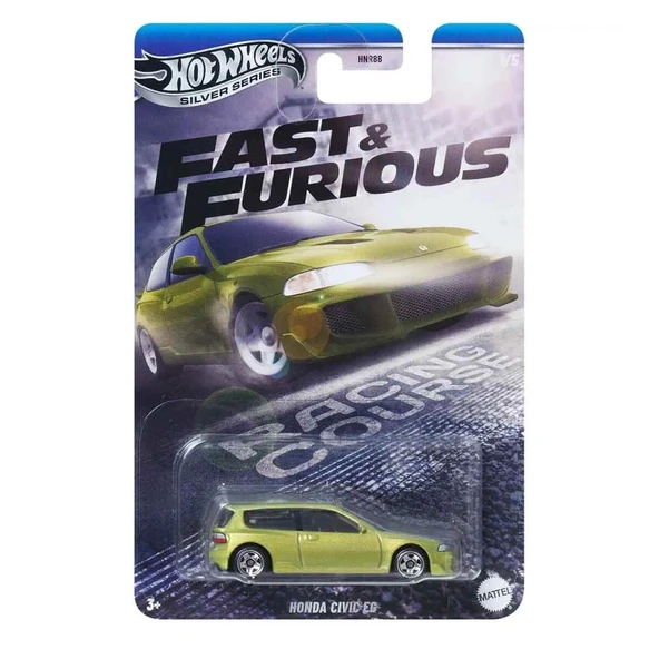 Hot Wheels Fast & Furious Temalı Arabalar HNR88 JBY39 Honda Civic EG - 1