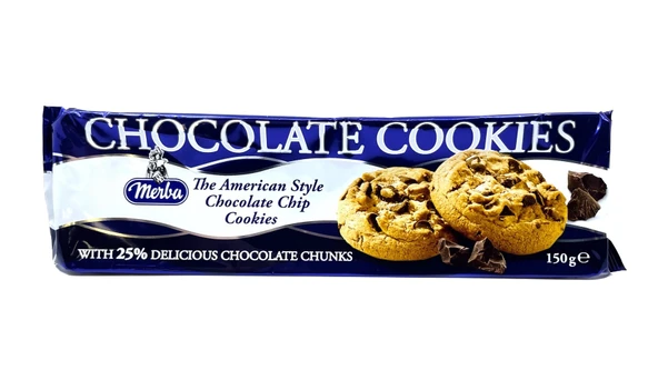 Merba Bitter Çikolata Parçacıklı Kurabiye (Chocalate Cookies) 150 Gram (1 Paket) - 2