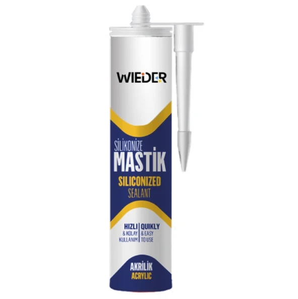 Wieder Silikonize Mastik Siyah 450gr ürün görseli