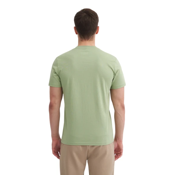 Erkek Marka Yazılı T-shirt - 3