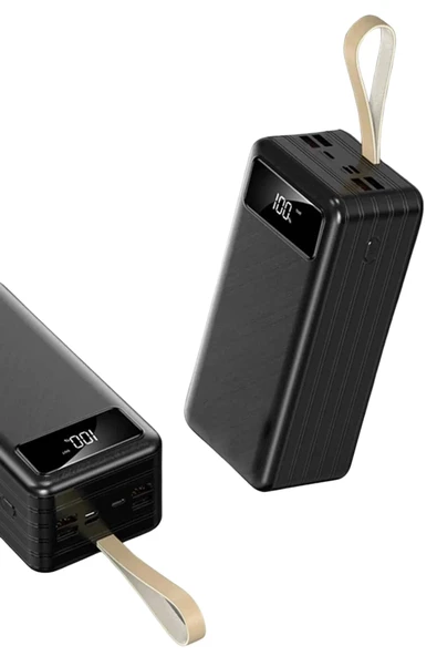 Hızlı Şarj 4 Çıkışlı Powerbank 60.000 Mah Taşınabilir Dijital Göstergeli - Resim 4