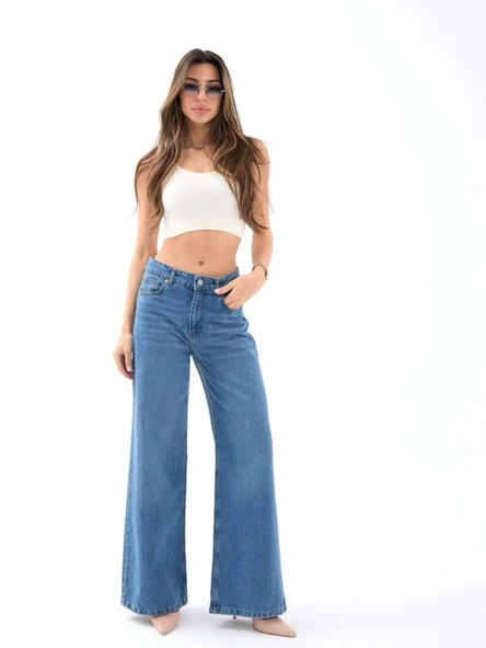 7418 KOT PANTOLON-MAVİ ürün görseli