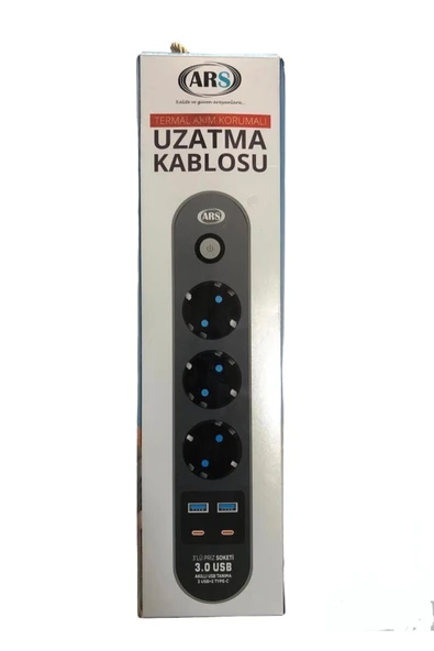 Ars 3 Lu 2mtakım Kormalı Uzatma Kablosu Usb Type-c - 4