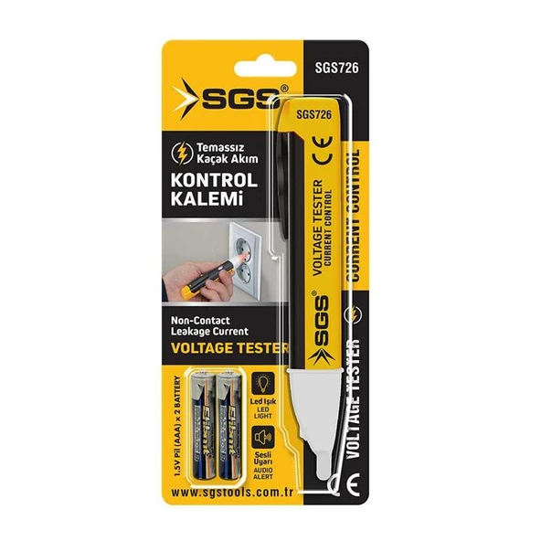 SGS Temassız Voltaj Kontrol Kalemi ürün görseli 1