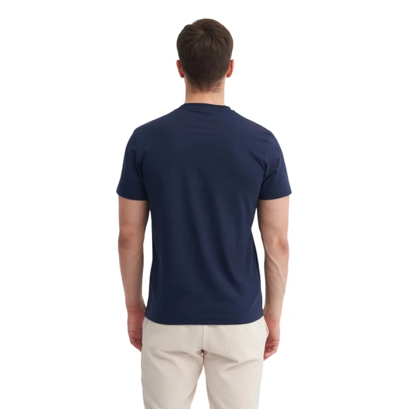 Erkek Marka Yazılı T-shirt - 12