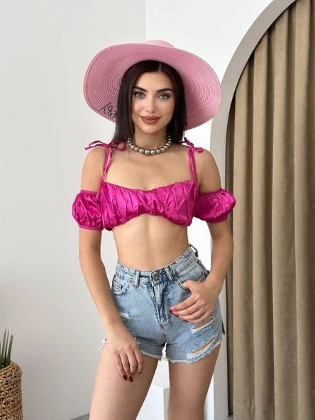 Kelsey Saten Büstiyer - 3