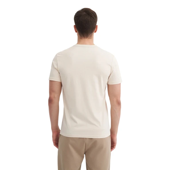 Erkek Marka Yazılı T-shirt - 6