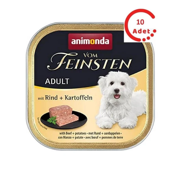 Animonda Biftekli ve Patatesli Yetiskin Köpek Konservesi 150 Gr x 10 Adet ürün görseli 1