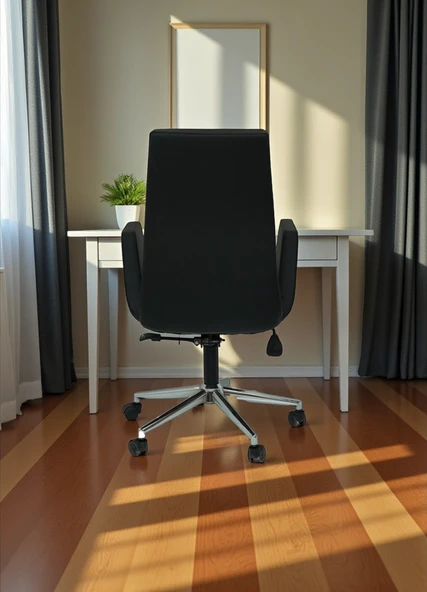 Arji Şef Koltuğu Müdür Koltuğu Makam Sandalyesi Döküm Süngerli Yüksek Sırtlı - 4