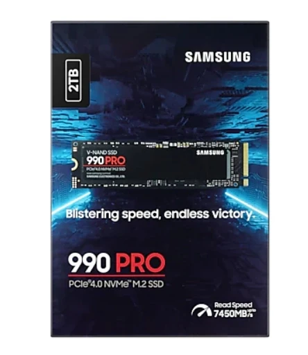 2tb Samsung 990 Pro 7450/6900mb/s M.2 Nvme Mz-v9p2t0bw (resmi Distribütör Garantili) - 2