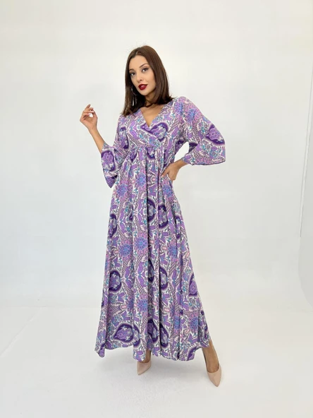 7035 ELBİSE-MOR - Resim 5