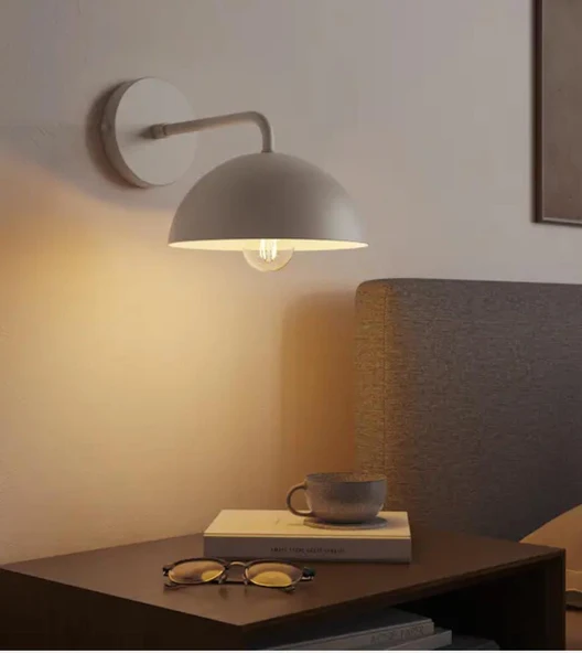 mylights modern spor beyaz aplik duvar aplik yatak başı otek cafe aplik - 1