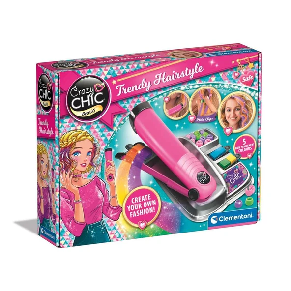 Clementoni Crazy Chic Saç Tasarım Seti 18750 ürün görseli