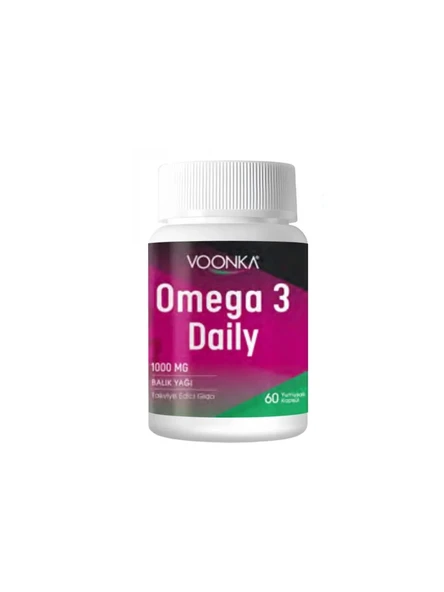Voonka Omega 3 Daily 60 Yumuşak Kapsül ürün görseli