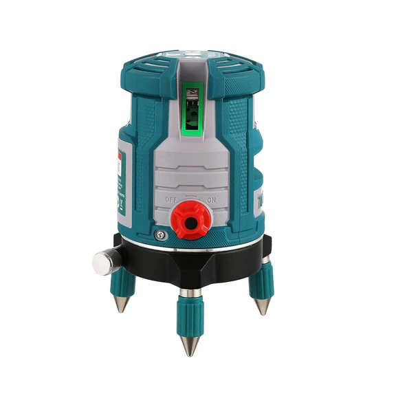Total TLL305205 Lazer Terazi 5 Çizgi Yeşil Işın Otomatik Hizalama Profesyonel İnşaat 360 Ölçüm Aleti - Resim 7