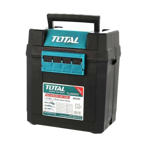 Total TLL305205 Lazer Terazi 5 Çizgi Yeşil Işın Otomatik Hizalama Profesyonel İnşaat 360 Ölçüm Aleti - Resim 4