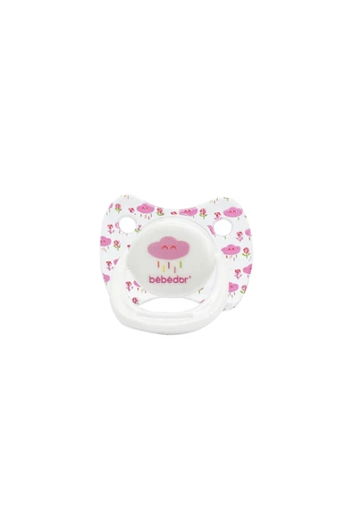 Bebedor Silikon Damaklı Tritan Emzik 6-18ay Pembe Bulut 172