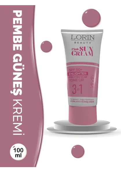 Pembe Güneş Kremi 100 Ml 1 Pembe Güneş Kremi 100 Ml 2 Pembe Güneş Kremi 100 Ml 3 Lorin Beauty Pembe Güneş Kremi 100 Ml