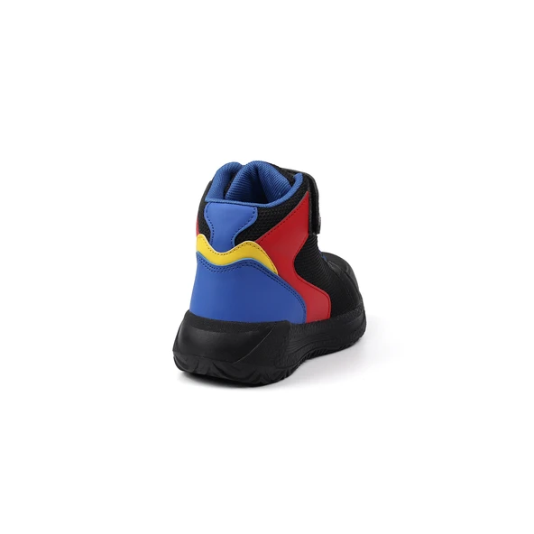 Unisex Çocuk Siyah Basket Spor Ayakkabı - Renkli, Rahat Günlük - 6