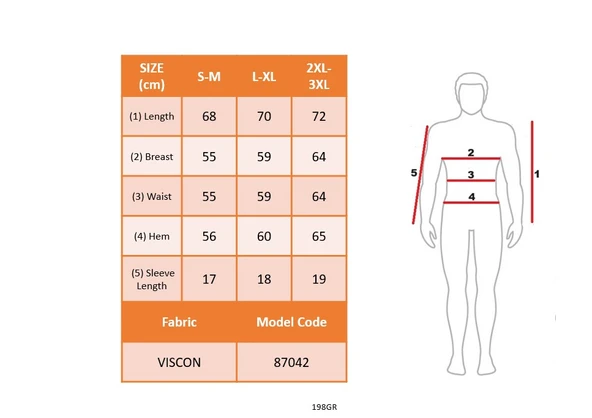 Erkekkısa Kollu Yuvarlak Yaka Desenli Viskon T-shirt - 5