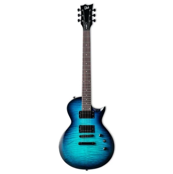 ESP LTD EC-200DX Blue Burst Elektro Gitar - 2