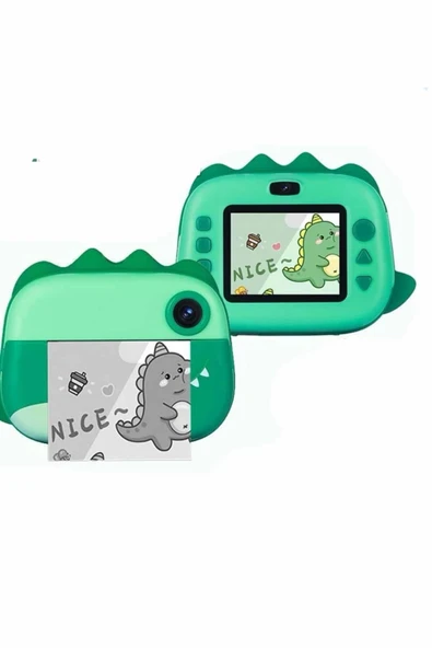 Dijital HD Video Kamera Çocuk Fotoğraf Makinesi  Anlık Termal Rulo - 5