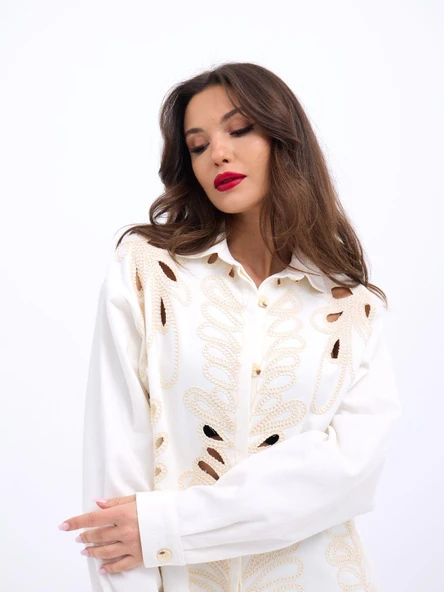 6956 GÖMLEK-BEYAZ - 2