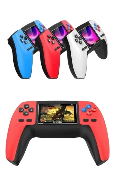 Retro Konsol P5 Uyumlu Taşınabilir 520 Oyunlu Kablosuz Game Stick - Resim 4