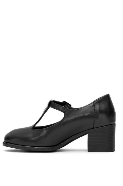 VENÜS 212705Y TOPUKLU KLASİK DERİ KADIN AYAKKABI - Resim 3