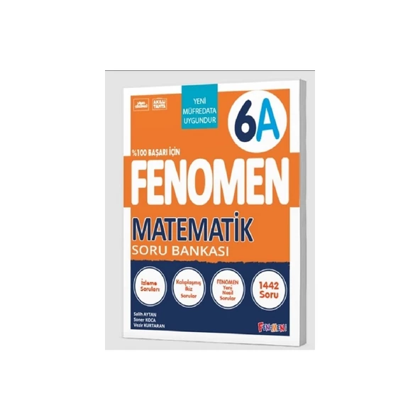 Fenomen Okul 2026 6. Sınıf Matematik A Soru Bankası Yeni Nesile Kolay Geçiş Güncel Müfredat