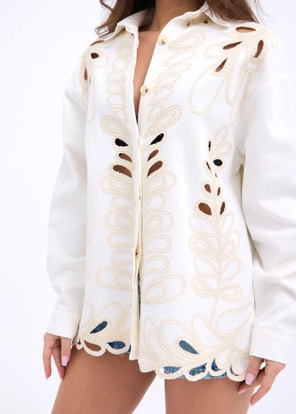 6956 GÖMLEK-BEYAZ - 5