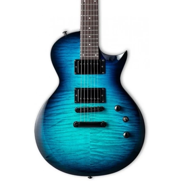 ESP LTD EC-200DX Blue Burst Elektro Gitar - 1