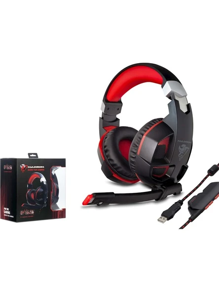 Hadron G59 USB Giriş Ps4 Uyumlu 7.1 Ses Kart Titreşimli Gaming - Resim 2