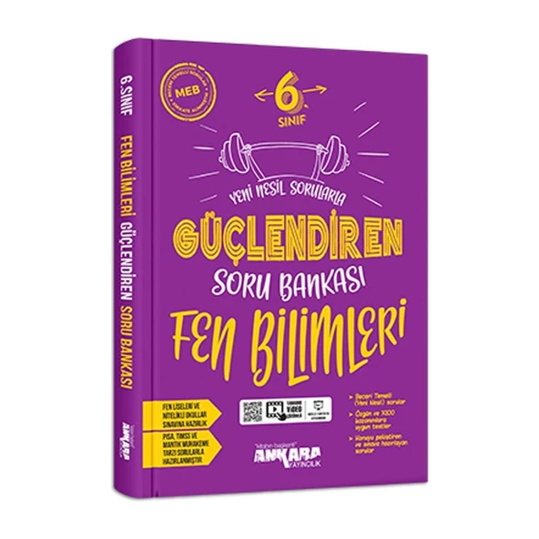 Ankara Yayıncılık 6. Sınıf Fen Bilimleri Güçlendiren Soru Bankası