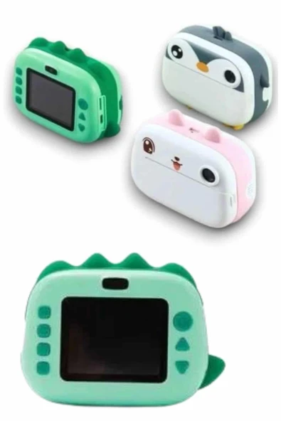 Çocuklar İçin Özel Fotoğraf Makinesi Farklı Desen Seçenekli 3 Adet Rulo - 3