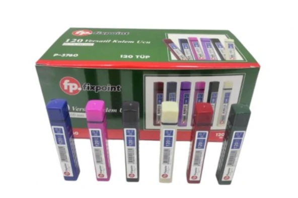 3 TÜP 120'li Versatil Kalem Ucu 0.7 x 60 mm 2B P-3760