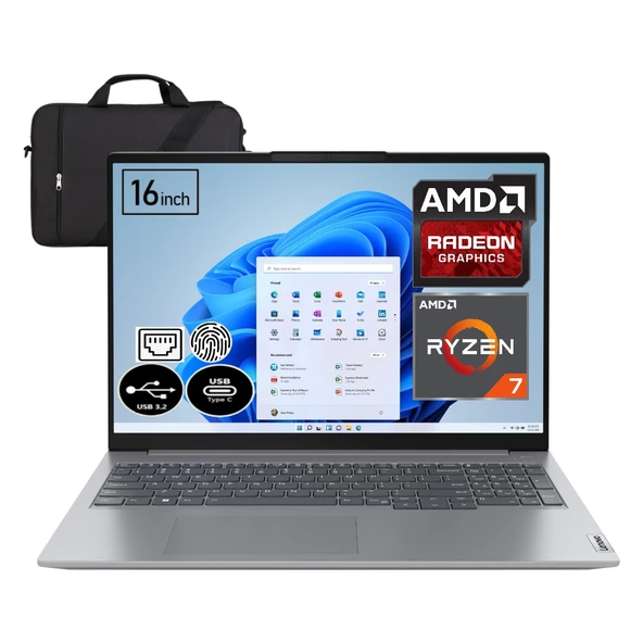 Lenovo Thinkbook 16 G6 Abp 21KK000WTREP6 Ryzen 7 7730U 32 GB Ram 1 Tb SSD 16" Wuxga Windows 11 Pro + Elektropasaj Çanta