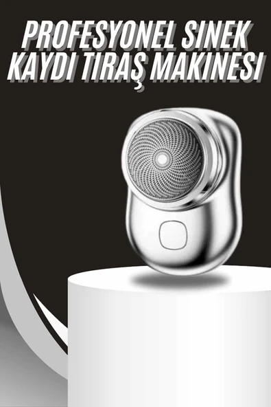 Kablosuz Tıraş Makinesi Günlük Hızlı Taşınabilir Şarjlı Yuvarlak Paslanmaz Çelik ürün görseli 1