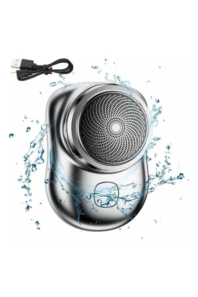 Mini Sıfır Sakal Yanak Tıraş Makinesi USB Şarjlı Sıfır Sakal Taşınabilir Korumalı - Resim 3