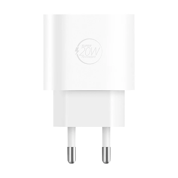 POWERWAY RX20 PD 20W IPHONE X-11-12-13 PRO PRO MAX UYUMLU TYPE-C HIZLI ŞARJ BAŞLIĞI ürün görseli 1