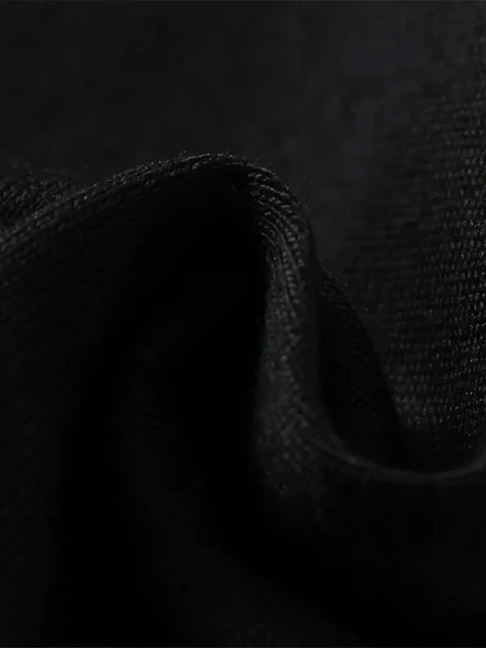 Baskılı Oversize Bisiklet Yaka T-shirt - Siyah - 4