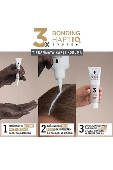Schwarzkopf Creme Supreme Full Kit 9-16 Küllü Soğuk Sarı - Resim 4