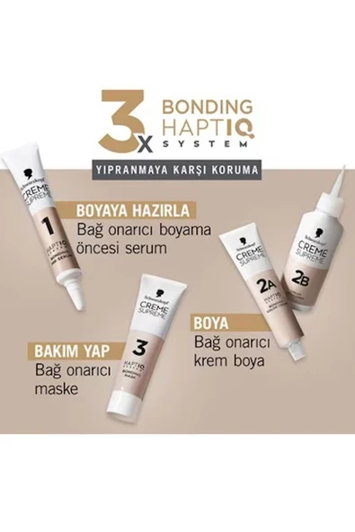 Schwarzkopf Creme Supreme Full Kit 9-16 Küllü Soğuk Sarı - Resim 5