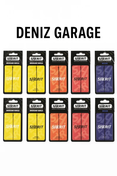 Araç İçi Kokusu Model – 10’lu Paket (DENİZ GARAGE)