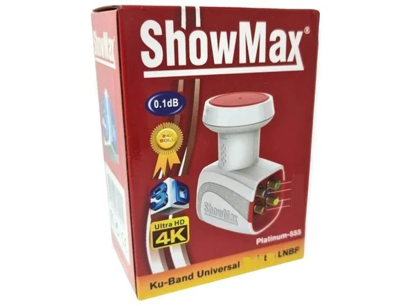 Showmax  4 Çıkışlı Uydu Çanak Anten Uyumlu Ultra HD 4K Elembi Lnb - Resim 2