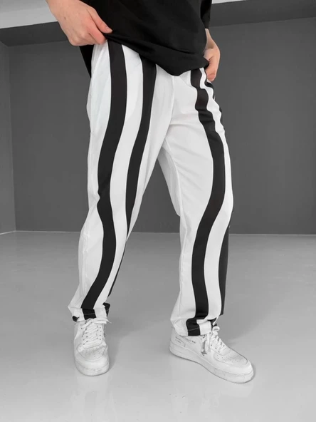 Paraşüt Kumaş Eşofman - Beyaz ürün görseli