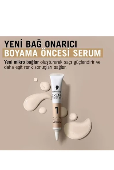 Schwarzkopf Creme Supreme Full Kit 9-16 Küllü Soğuk Sarı - Resim 6