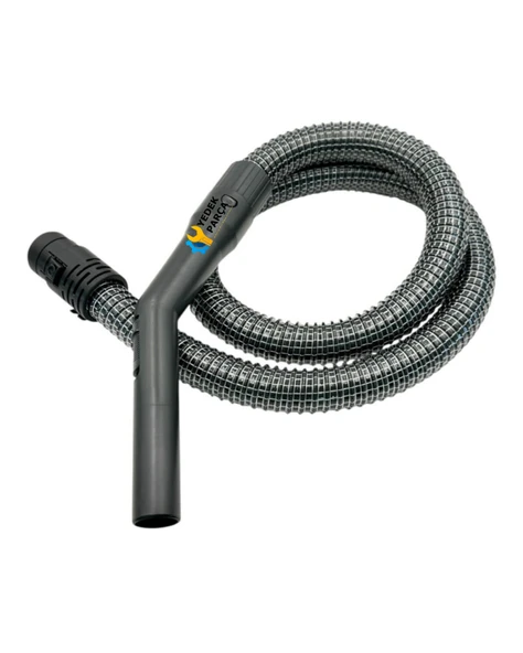 Miele Uyumlu Classic C1 Powerline Süpürge Çelik Telli Hortumu, Başlık ve Boru Seti - Resim 2